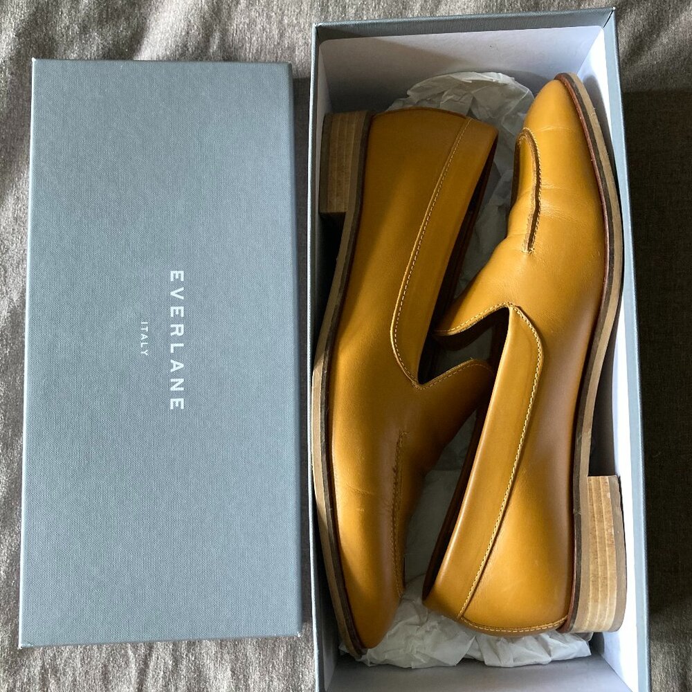 Everlane Honey Leather Loafers